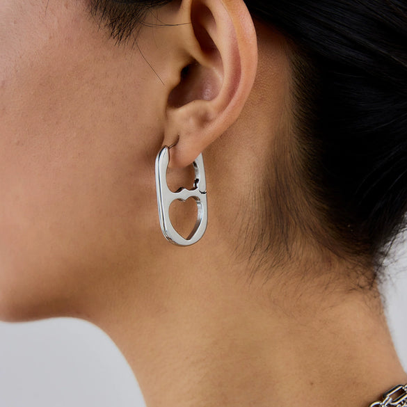Wholesale Stainless Steel Geometric Earrings Electroplated Light Luxury Highend Women's Jewelry