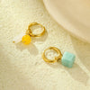 Wholesale Stainless Steel Geometric Earrings For Women With Electroplating Treatment