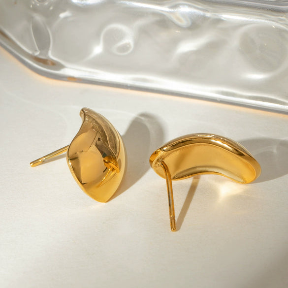 Wholesale Stainless Steel Geometric Earrings For Women With Electroplating
