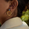 Wholesale Stainless Steel Geometric Earrings With Electroplating For Women