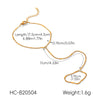 Wholesale Stainless Steel Geometric Electroplated Bracelet For Women