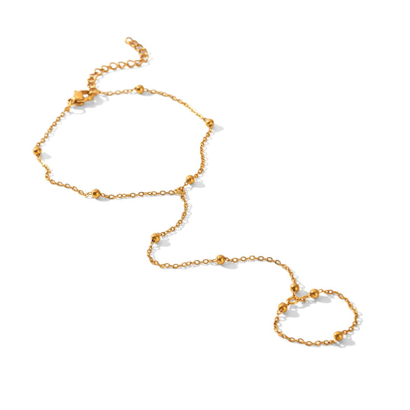 Wholesale Stainless Steel Geometric Electroplated Bracelet For Women