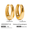 Wholesale Stainless Steel Geometric Electroplated Earrings For Women Light Luxury High End Non Fading