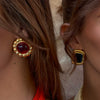 Wholesale Stainless Steel Geometric Electroplated Earrings For Women
