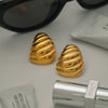 Wholesale Stainless Steel Geometric Electroplated Earrings For Women
