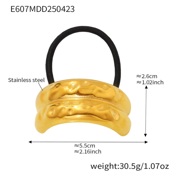 Wholesale Stainless Steel Geometric Electroplated Hair Accessories For Women