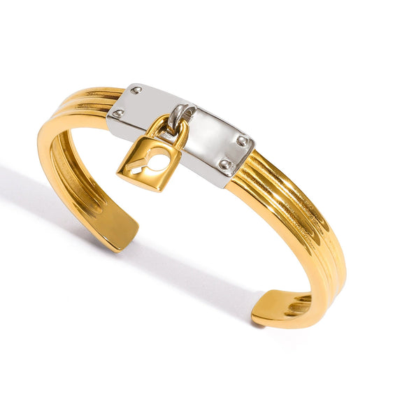 Wholesale Stainless Steel Geometric Electroplated Necklace And Bracelet Jewelry