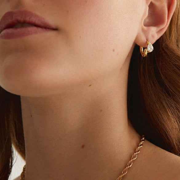 Wholesale Stainless Steel Geometric Electroplated Nonpierced Ear Cuffs For Women