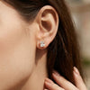 Wholesale Stainless Steel Geometric Electroplated Square Earrings And Ear Studs For Women And Men