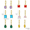 Wholesale Stainless Steel Geometric Electroplated Women's Earrings