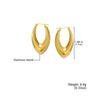 Wholesale Stainless Steel Geometric Electroplated Women's Fashionable Ear Studs