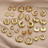 Wholesale Stainless Steel Geometric Electroplated Women's Fashionable Ear Studs