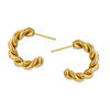 Wholesale Stainless Steel Geometric Electroplated Women's Fashionable Ear Studs