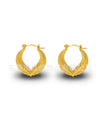 Wholesale Stainless Steel Geometric Embossed Hydraulic Women's Earrings