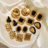 Wholesale Stainless Steel Geometric Exaggerated Earrings For Women With Electroplating