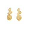 Wholesale Stainless Steel Geometric Fashion Antiallergy Earrings With Electroplating Treatment