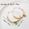 Wholesale Stainless Steel Geometric Fashion Handmade Electroplating Women's Earrings
