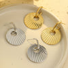 Wholesale Stainless Steel Geometric Fashion Light Luxury Electroplated Women's Earrings