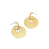 Wholesale Stainless Steel Geometric Fashion Light Luxury Electroplated Women's Earrings