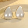 Wholesale Stainless Steel Geometric Fashion Luxury Electroplated Earrings For Women