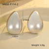 Wholesale Stainless Steel Geometric Fashion Luxury Electroplated Earrings For Women
