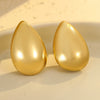 Wholesale Stainless Steel Geometric Fashion Luxury Electroplated Earrings For Women