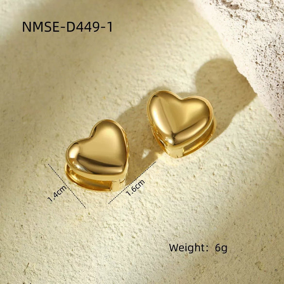 Wholesale Stainless Steel Geometric Fashion Tassel Earrings With Electroplating