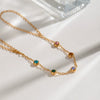 Wholesale Stainless Steel Geometric Finger Chain With Finger Bracelet Electroplated Light Luxury Women's Jewelry