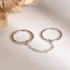 Wholesale Stainless Steel Geometric Finger Ring With French Retro Style And Electroplating