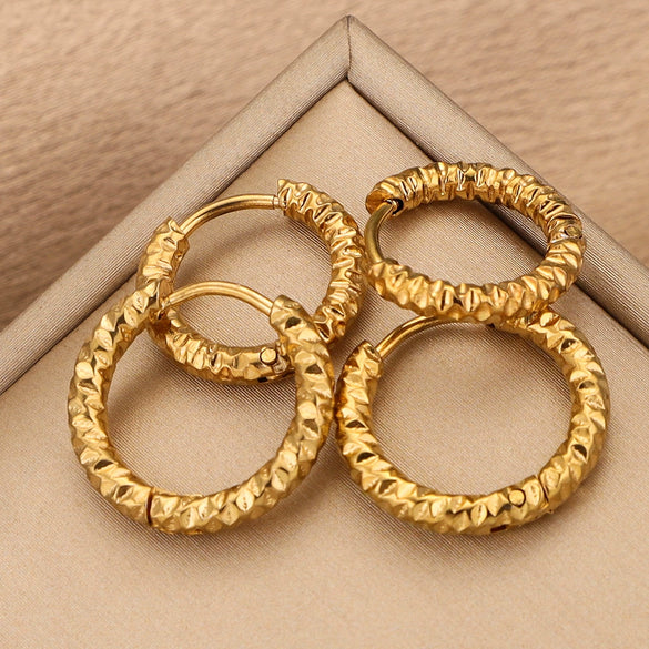 Wholesale Stainless Steel Geometric Fish Pattern Handmade Ladies Earrings With 18K Electroplating For Diy Jewelry Supplies