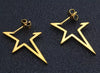 Wholesale Stainless Steel Geometric Fivepointed Star Earrings With Electroplating For Women Minimalist Style