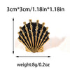 Wholesale Stainless Steel Geometric Flower Ring With Electroplating