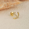 Wholesale Stainless Steel Geometric Flower Star Shape Electroplated Women's Anchor Cartilage Piercing Ear Cuff Dolphin Earrings Screw Ball Stud Ear Bone Stud