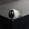 Wholesale Stainless Steel Geometric Gem Ring With Polishing Treatment