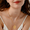 Wholesale Stainless Steel Geometric Goldplated Polished Earrings And Pendant Necklace For Women