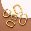 Wholesale Stainless Steel Geometric Handmade Electroplating Trendy Earrings