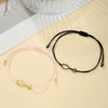 Wholesale Stainless Steel Geometric Handmade Woven Adjustable Unisex Bracelet For Couple And Friendship