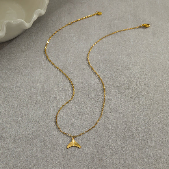 Wholesale Stainless Steel Geometric Heart Round Gold Plated Necklace Jewelry For Women