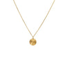 Wholesale Stainless Steel Geometric Heart Round Gold Plated Necklace Jewelry For Women