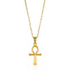Wholesale Stainless Steel Geometric Hiphop Style Electroplated Tarot Relief Threedimensional Clavicle Chain