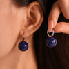 Wholesale Stainless Steel Geometric Hollow Ball Earrings With Pvd Electroplated Ear Buckle For Women