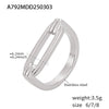 Wholesale Stainless Steel Geometric Hollow Light Luxury Ring With Pvd Electroplated Processing