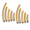 Wholesale Stainless Steel Geometric Hollow Tube Elbow Long Bracelet Jewelry Accessories Electroplated Handmade