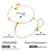 Wholesale Stainless Steel Geometric Ins Style Light Luxury Women's Bracelet With Electroplating
