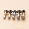 Wholesale Stainless Steel Geometric Inserted Pin Rod Lip Nail Ear Bone Nail Cartilage Earrings Electroplated Puncture Jewelry