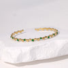 Wholesale Stainless Steel Geometric Joker Bracelet With 18K Gold Plated Electroplating Simple And High Sense