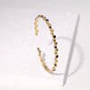 Wholesale Stainless Steel Geometric Joker Bracelet With 18K Gold Plated Electroplating Simple And High Sense