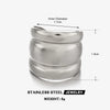 Wholesale Stainless Steel Geometric Lady's Open Hip Hop Ring With 18K Gold Plated Electroplating