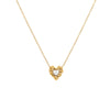 Wholesale Stainless Steel Geometric Lava Love Necklace For Women Electroplated Fashion Style