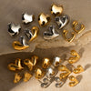 Wholesale Stainless Steel Geometric Liquid Loveshaped Electroplated Women's Earrings